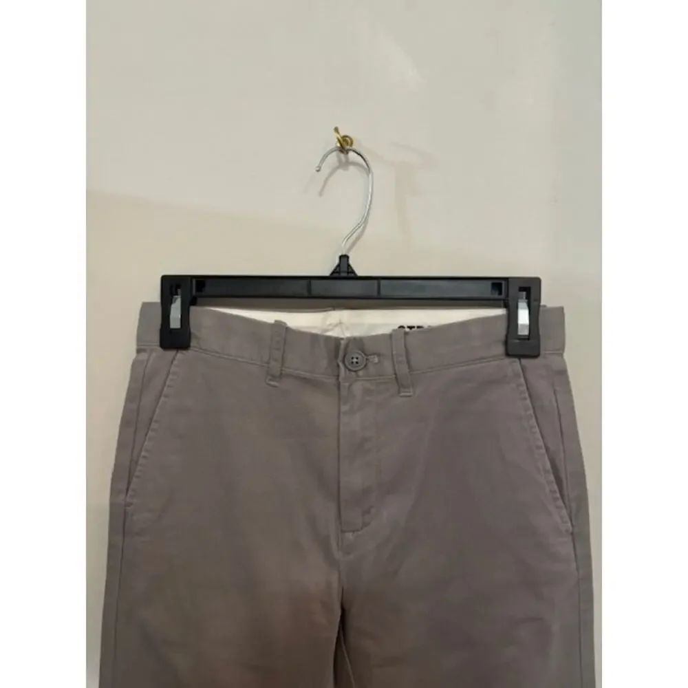 Crewcuts Pants Chinos Classicc Fit Gray Boys Size 10 Stretch J. Crew NWT
